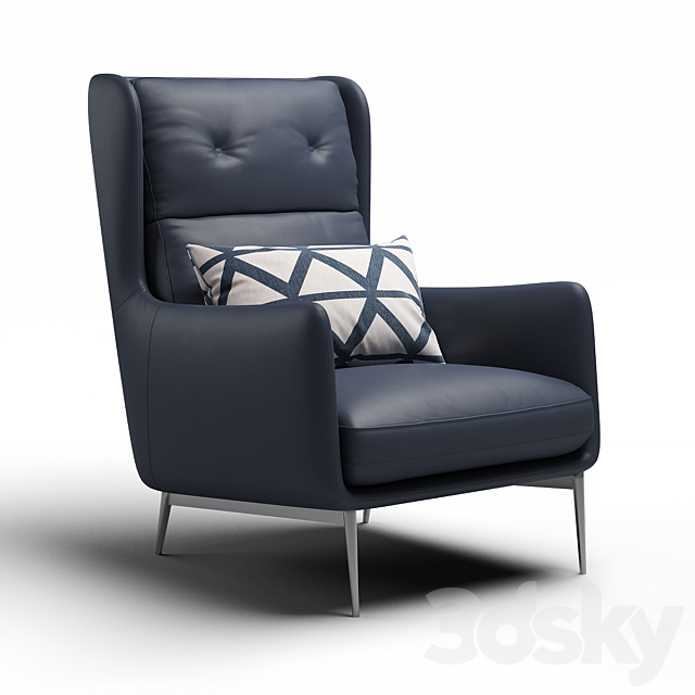 Natuzzi After Eight 3ds Max - thumbnail 1