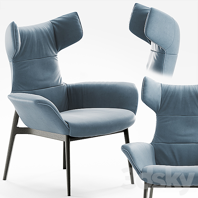 Natuzzi Aura 3DSMax File - thumbnail 1