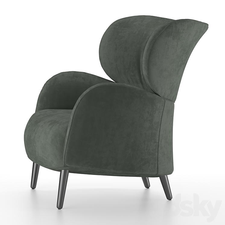 Natuzzi Blossom 3DS Max Model - thumbnail 2