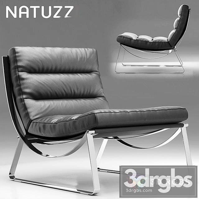 Natuzzi Cammeo Armchair 3dsmax Download - thumbnail 1