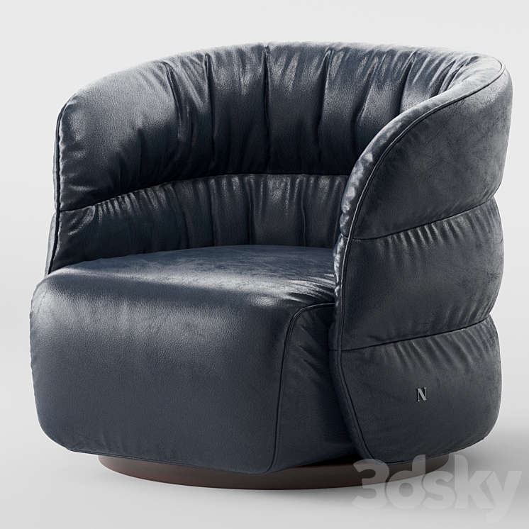 NATUZZI COUTURE Leather 3DS Max - thumbnail 1