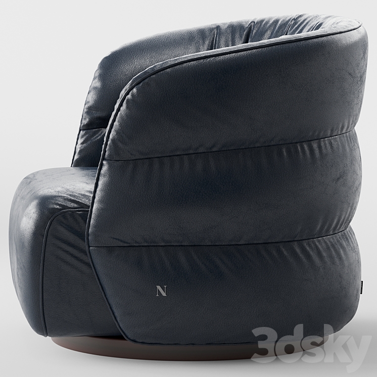 NATUZZI COUTURE Leather 3DS Max - thumbnail 2