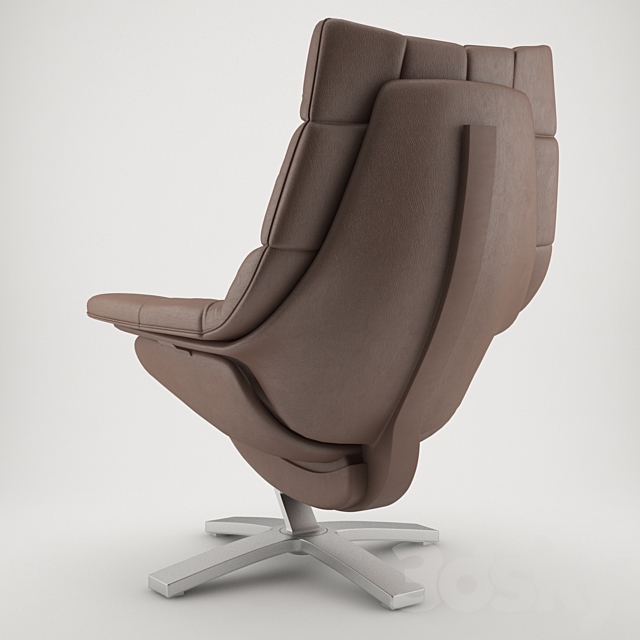 NATUZZI REVIVE ARMCHAIR 3DS Max Model - thumbnail 2