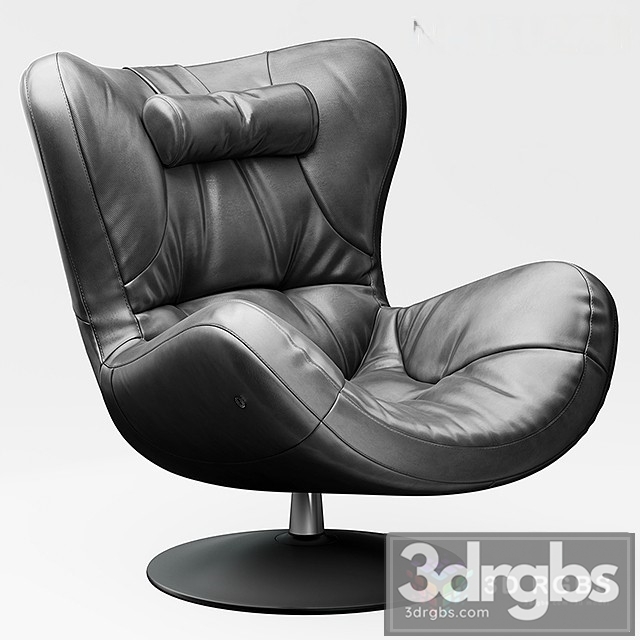 Natuzzi Sound Armchair 3dsmax Download - thumbnail 1