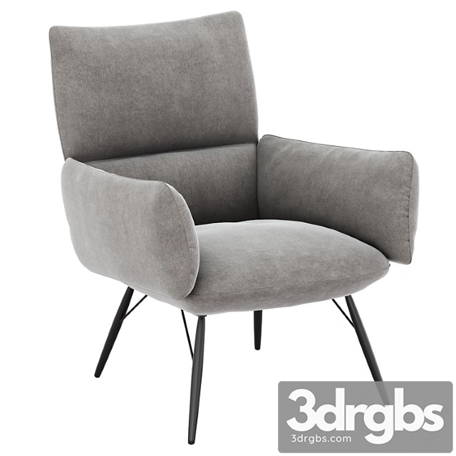 Natuzzi Talia Armchair 3dsmax Download - thumbnail 1