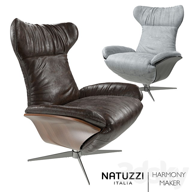 Natuzzi_ILia 3ds Max - thumbnail 1