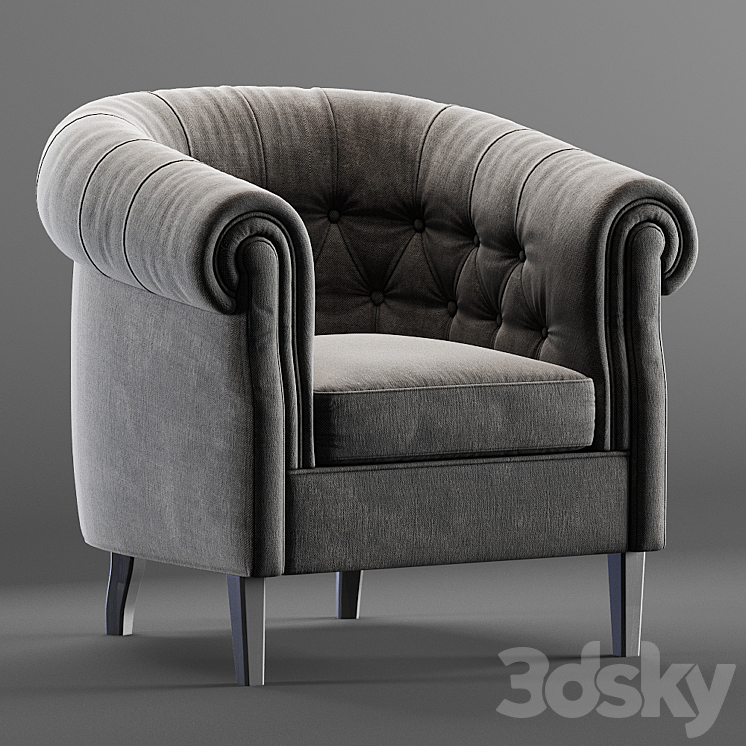 NATUZZI_QUEEN 3DS Max - thumbnail 1