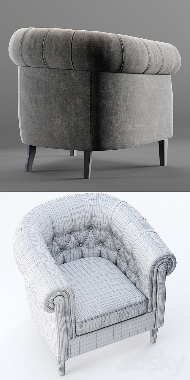 NATUZZI_QUEEN 3DSMax File - thumbnail 3