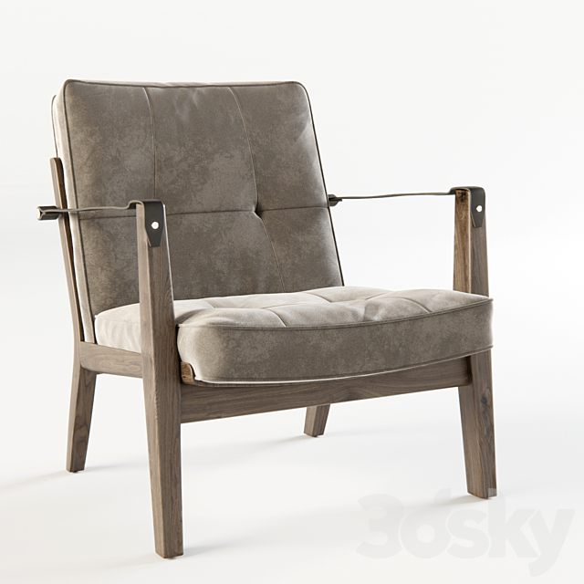 NERI & HU – 781 CAPO LOUNGE CHAIR 3DSMax File - thumbnail 1