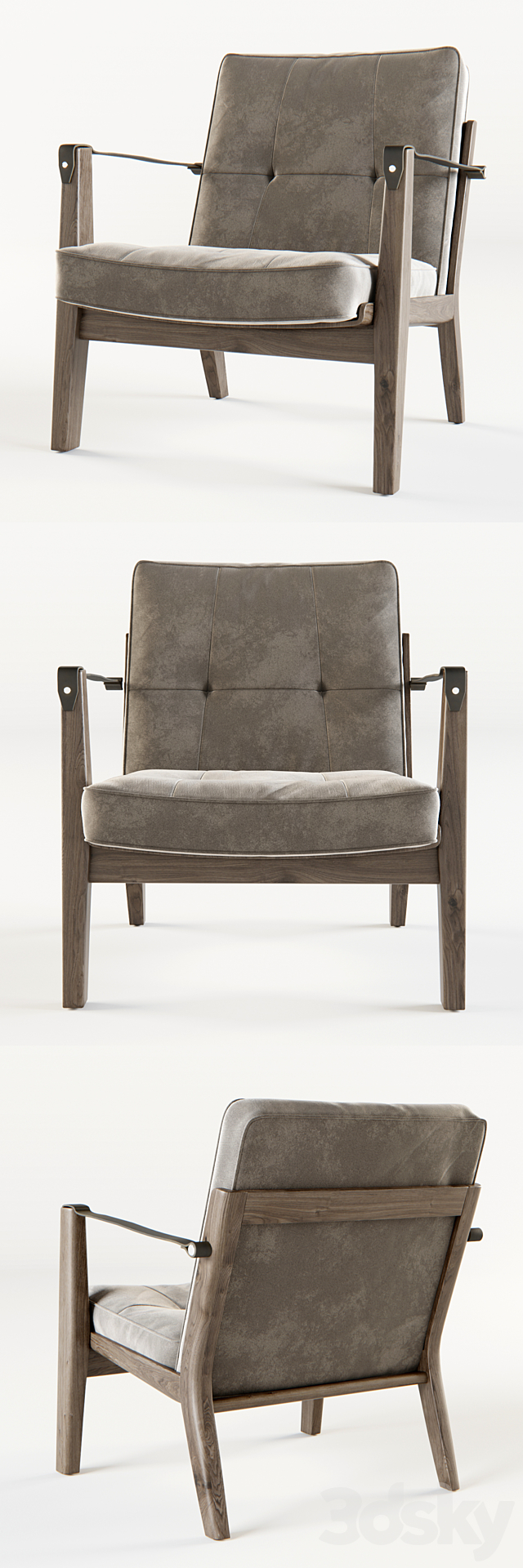 NERI & HU – 781 CAPO LOUNGE CHAIR 3DSMax File - thumbnail 2