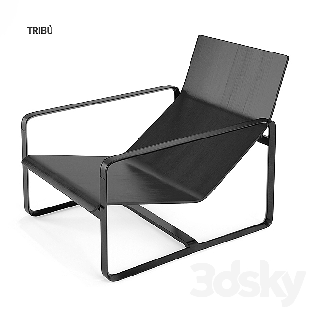 Neutra easy chair 3DS Max Model - thumbnail 2