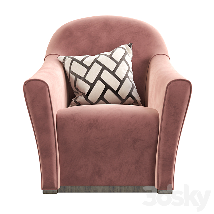 NINA Armchair by Bodema 3DS Max - thumbnail 2