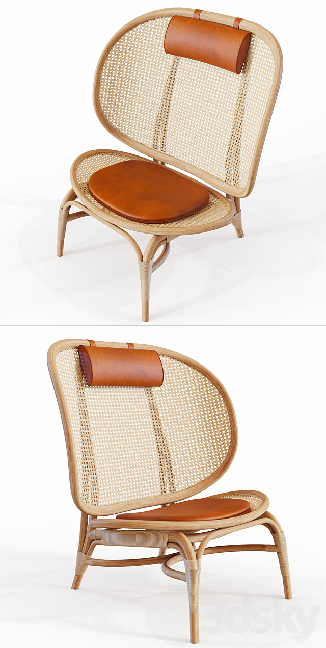 NOMAD CHAIR 3DS Max Model - thumbnail 2