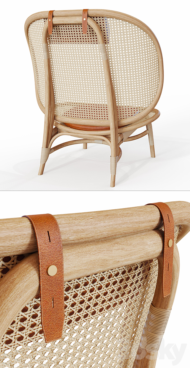 NOMAD CHAIR 3DS Max Model - thumbnail 3