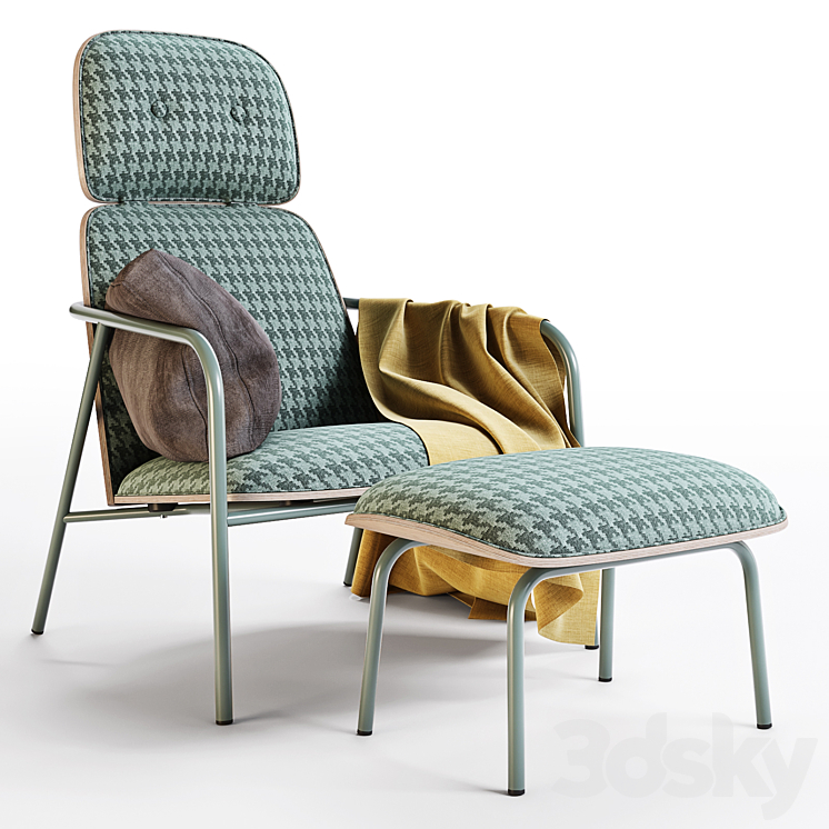 Normann Copenhagen: Lounge Chairs – Pad 3DS Max - thumbnail 1