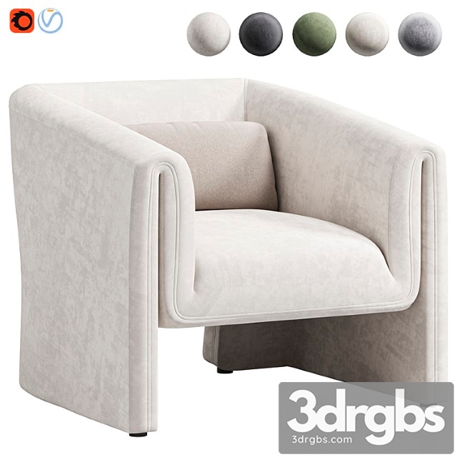 Norwood upholstered armchair by wayfair - thumbnail 1