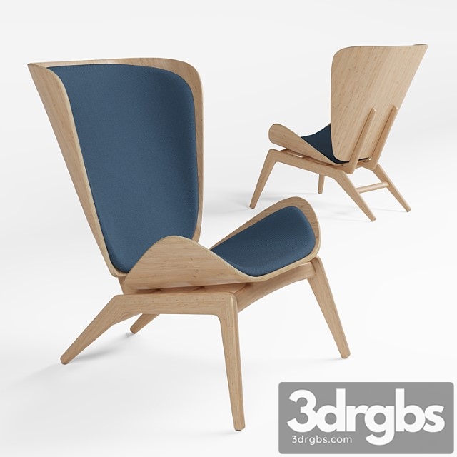 Oak armchair the reader by vita copenhagen 3dsmax Download - thumbnail 1