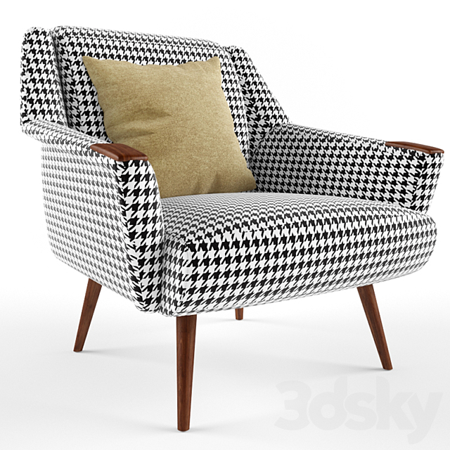 odense lounge chair 3DSMax File - thumbnail 1