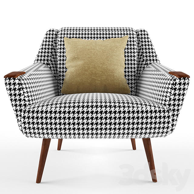 odense lounge chair 3DSMax File - thumbnail 2