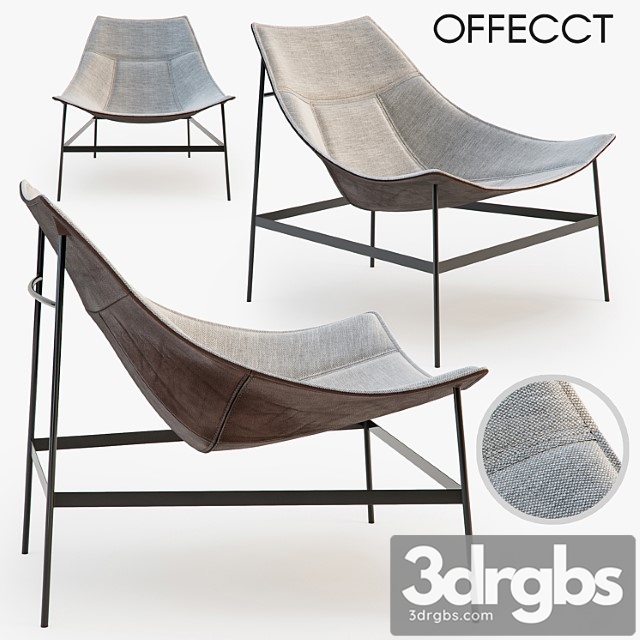 Offecct Krieslo Montparnasse Chair 3dsmax Download - thumbnail 1