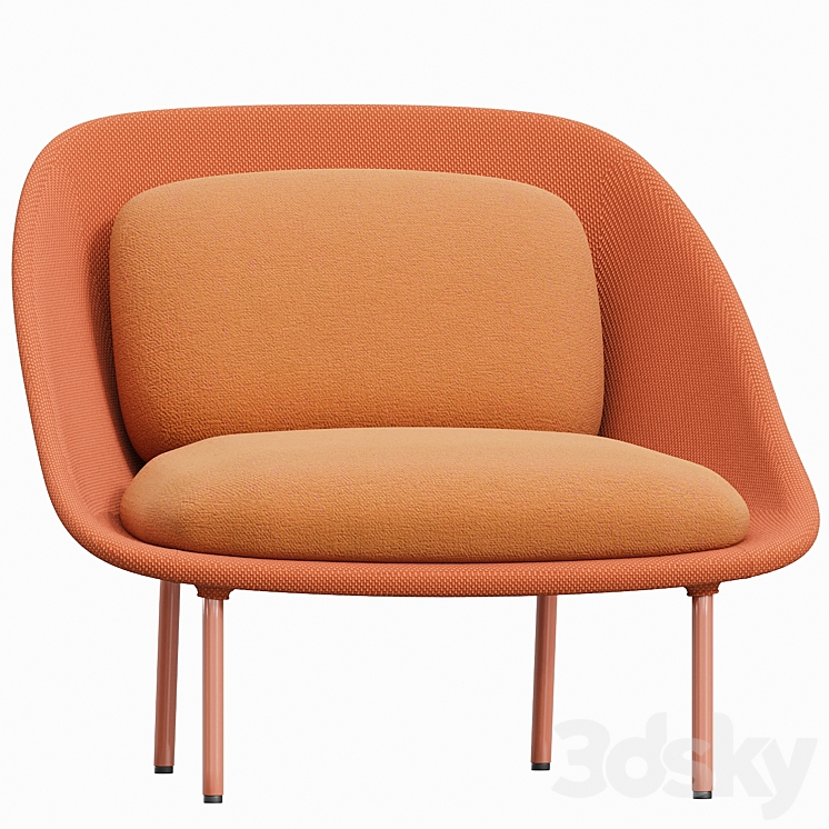 Offecct Netframe Easy chair 3DS Max Model - thumbnail 3