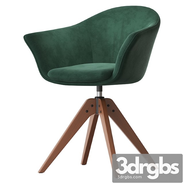 Office Chair Dalqui Ot La Redoute 3dsmax Download - thumbnail 1