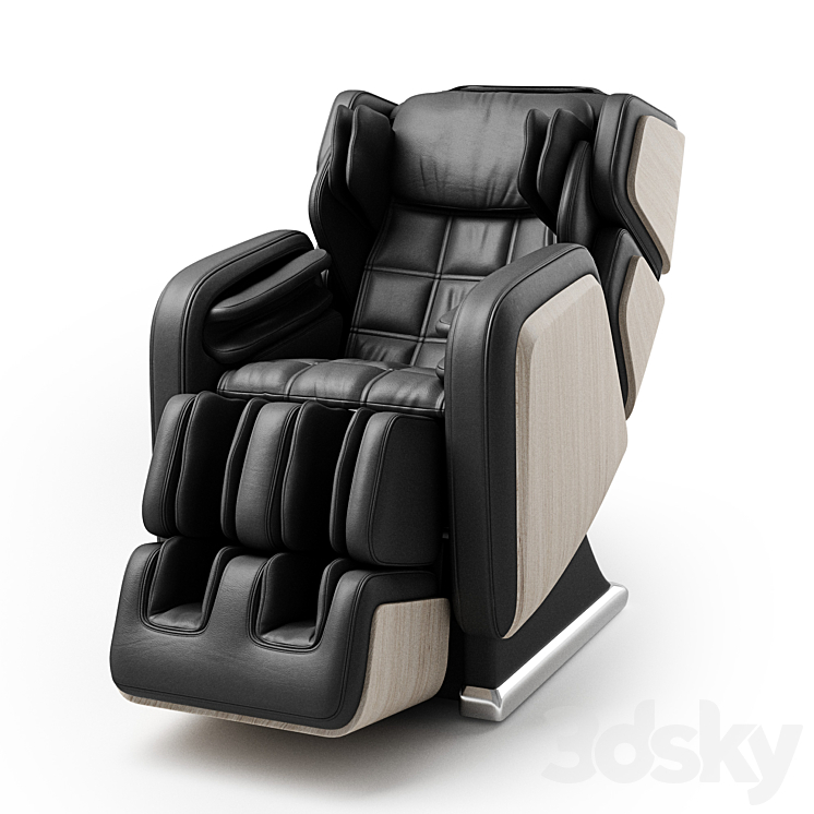 OHCO massage chair R6 JetBlack 3DS Max - thumbnail 1