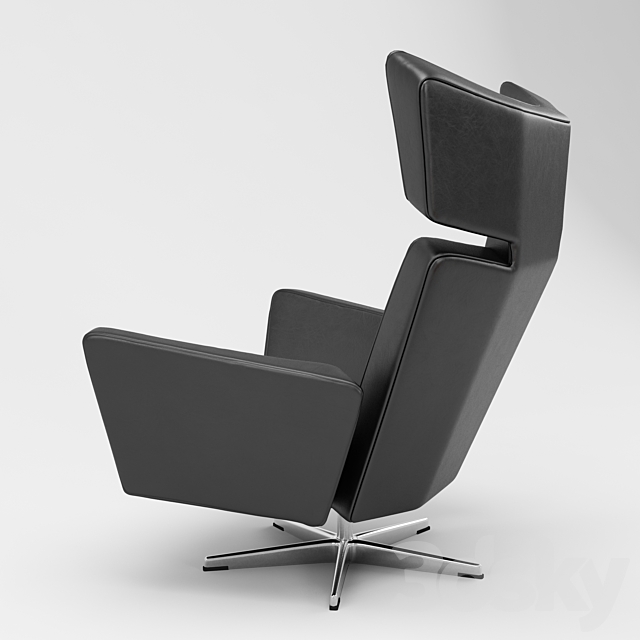 OKSEN ™ armchair 3ds Max - thumbnail 2