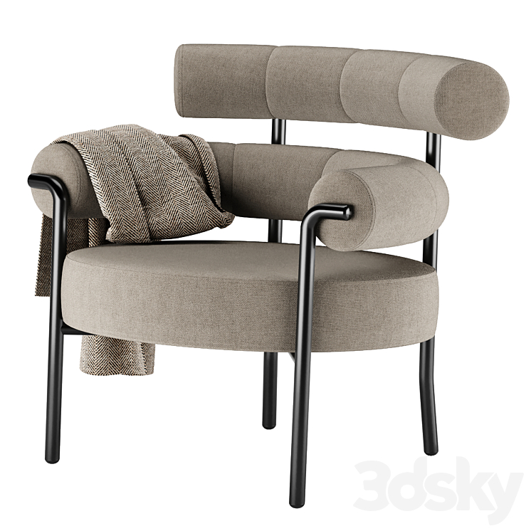 olio armchair by designbythem 3DS Max Model - thumbnail 2