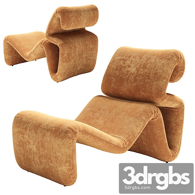 Olivier mourgue ribbon chair 3dsmax Download - thumbnail 1