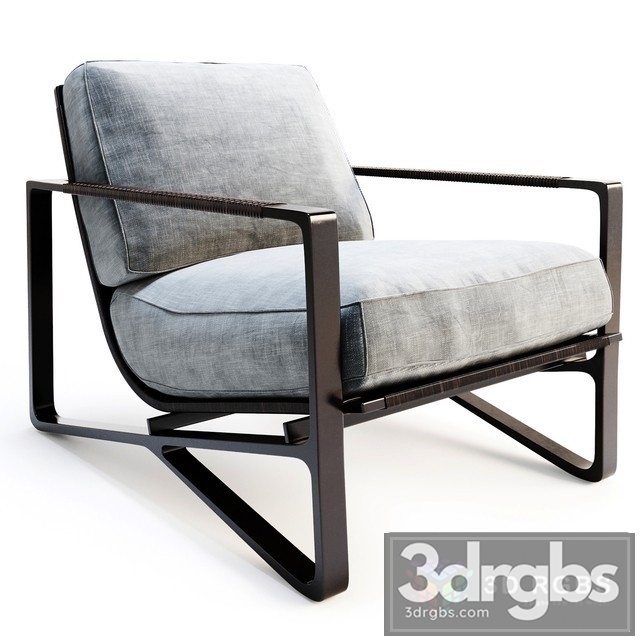 Omura Lounge Armchair 3dsmax Download - thumbnail 1