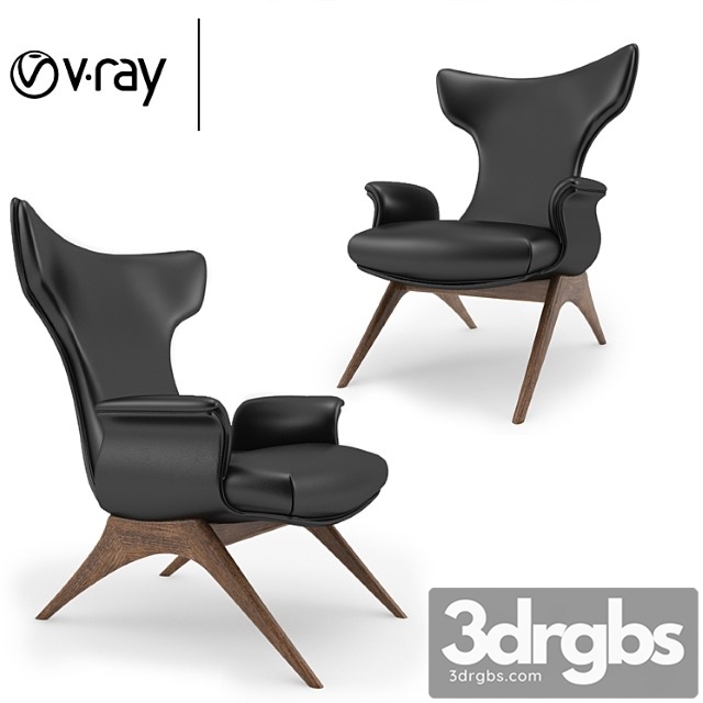 Ondine Chair 1 3dsmax Download - thumbnail 1