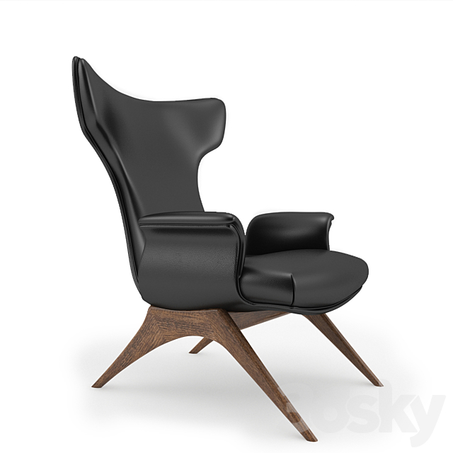 Ondine Chair 3ds Max - thumbnail 2