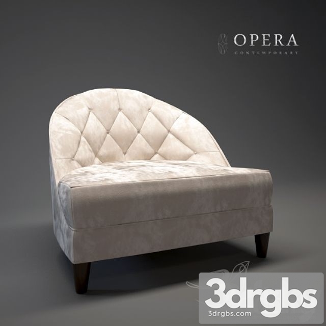 Opera Dalila Arm Chair 3dsmax Download - thumbnail 1