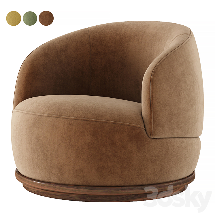 ORBIT Armchair by District Eight 3DS Max Model - thumbnail 2