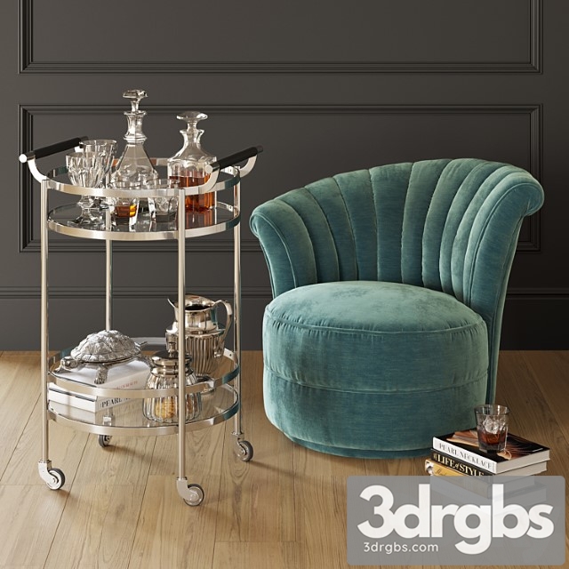 Other Bar cart 3dsmax Download - thumbnail 1