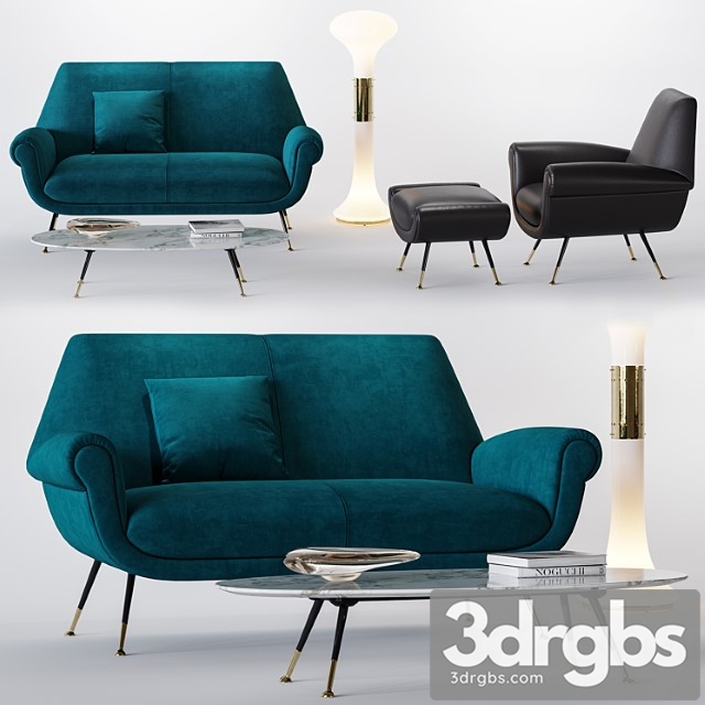 Other Minotti albert set 3dsmax Download - thumbnail 1