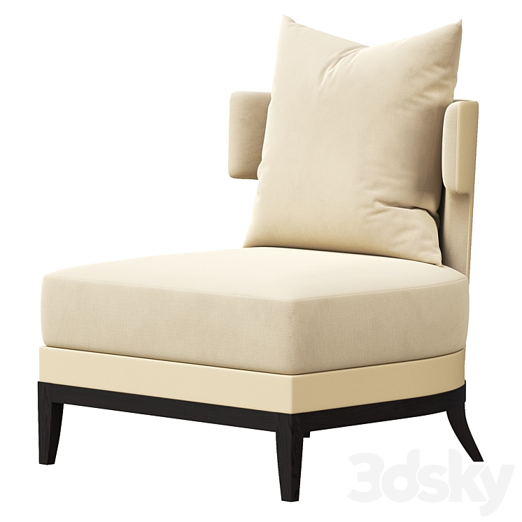 Our GOODWIN luxury armchair 3DS Max Model - thumbnail 1