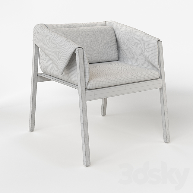 PAD Chair 3DSMax File - thumbnail 3