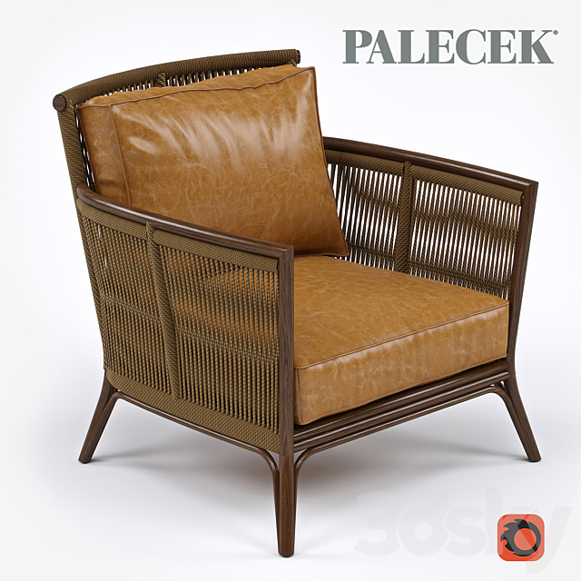 PALECHEK Bolero Lounge Chair 3ds Max - thumbnail 1