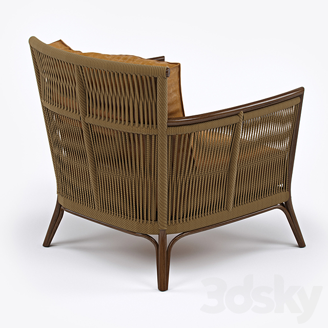 PALECHEK Bolero Lounge Chair 3ds Max - thumbnail 2