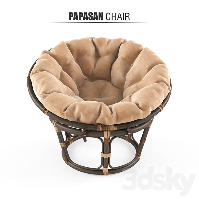 Papasan Chair 3DSMax File - thumbnail 1