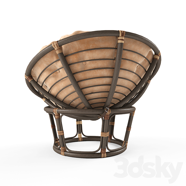 Papasan Chair 3DSMax File - thumbnail 2