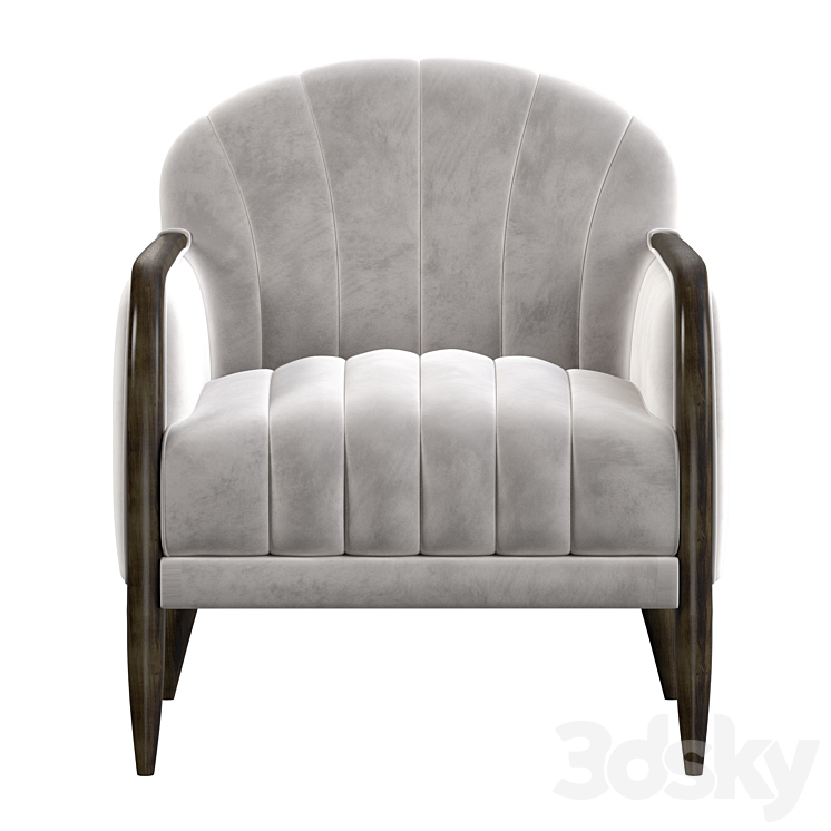 PARIGI Armchair 3DS Max - thumbnail 2