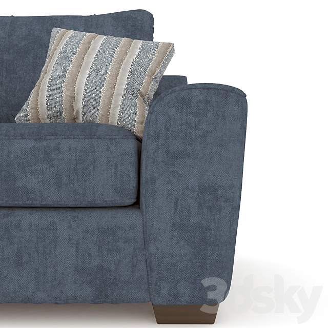 Parker armchair 3dsMax Model - thumbnail 2