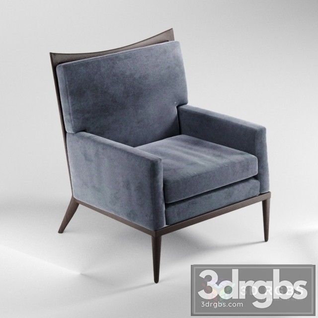 Paul McCobb Lounge Chair 3dsmax Download - thumbnail 1