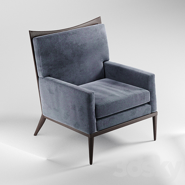 Paul McCobb Lounge Chair 3DSMax File - thumbnail 1