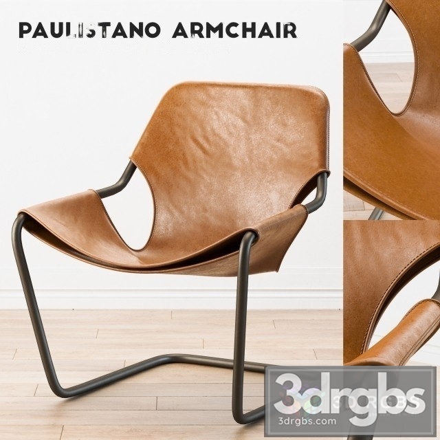 Paulistano Armchair 3dsmax Download - thumbnail 1