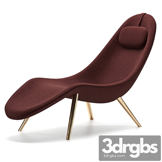 Pause chaise lounge 3dsmax Download - thumbnail 1