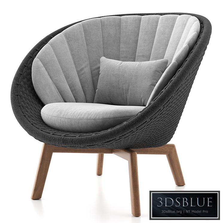 Peacock Lounge Chair 3DS Max - thumbnail 3